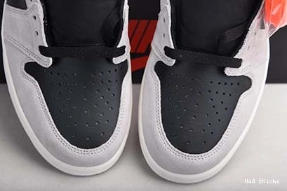 High Air - 555088-018 'Grey 1 - Jordan Crimson' Retro OG Jordan HighQuality 342 Air 1018